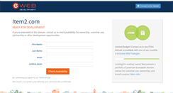 Desktop Screenshot of item2.com